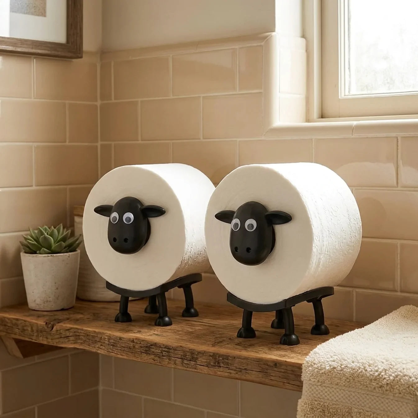 Schattige Schaap Toiletrolhouder