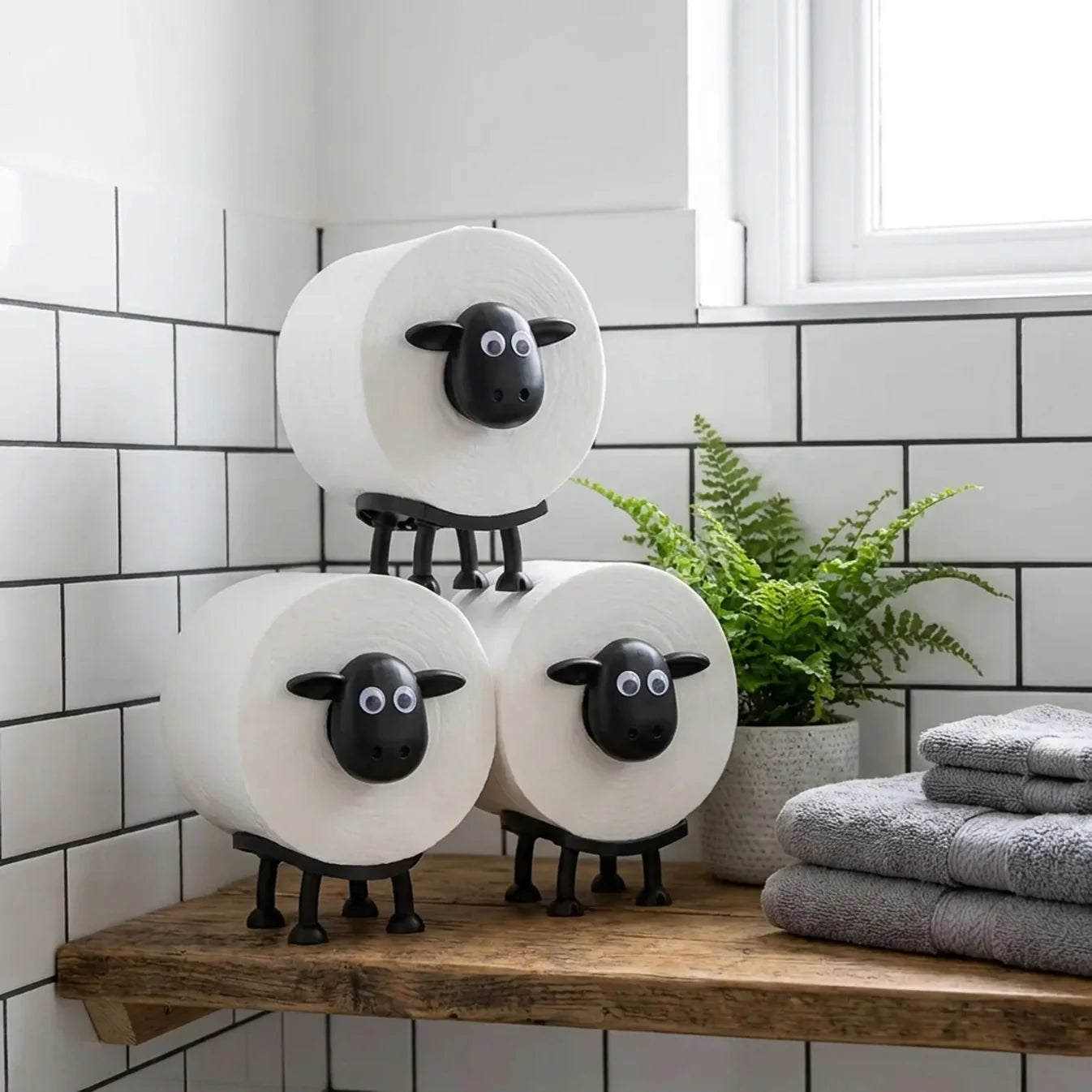 Schattige Schaap Toiletrolhouder