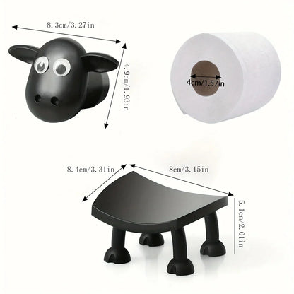 Schattige Schaap Toiletrolhouder